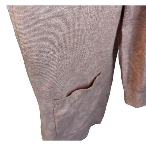 Active USA cardigan sweater open front size S Peach long sleeve soft - Picture 6 of 7